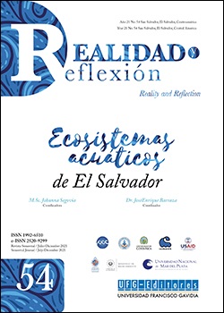 					View Vol. 54 No. 54 (2021): Ecosistemas acuáticos de El Salvador 
				
